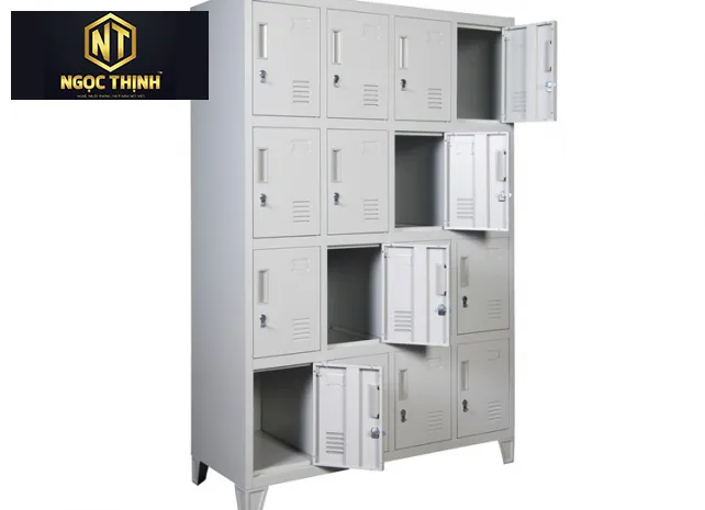 Tủ locker 16 ngăn-TỦ LOCKER 16C4K CHÂN SẮT V Tủ locker 16 ngăn-TỦ LOCKER 16C4K CHÂN SẮT V